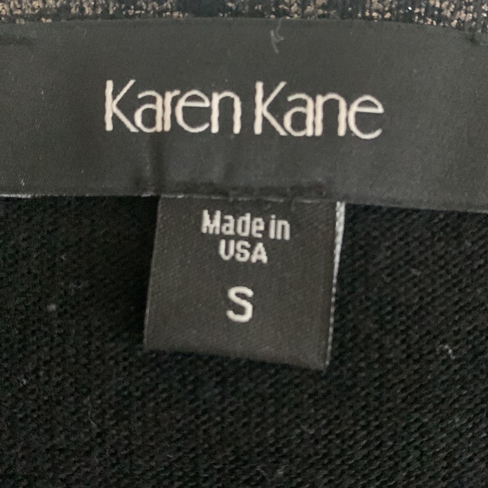 Karen Kane Metallic Asymmetric Tunic Top - Picture 5 of 7